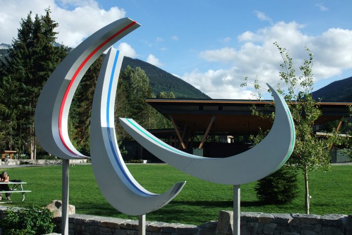 2010 Paralympics Logo in Whistler, British Columbia