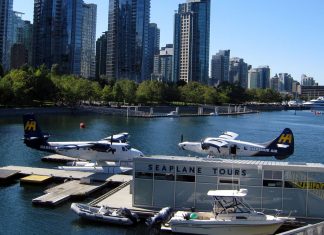 Seaplane Waterfront, Vancouver, BC; Photo by ©the Pacific Post