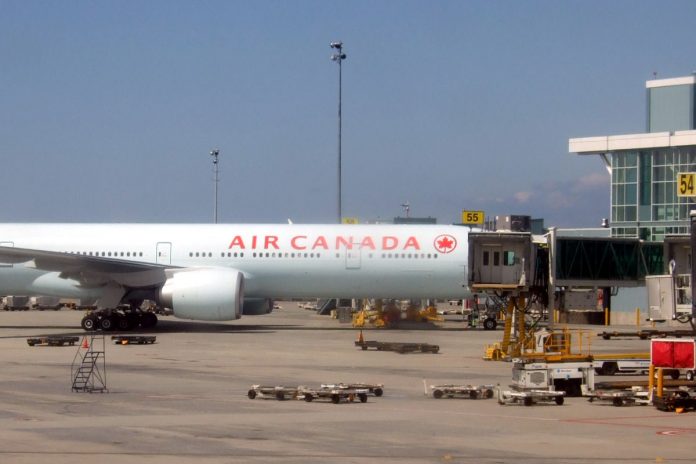 Air Canada air plane at YVR; File Photo ©The Pacific Post