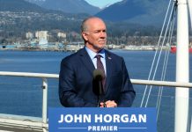BC Premier Horgan at Canada Place on March, 2018; Photo by ©the Pacific Post