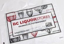 BC Liquor plastic bag, British Columbia; Photo by ©the Pacific Post